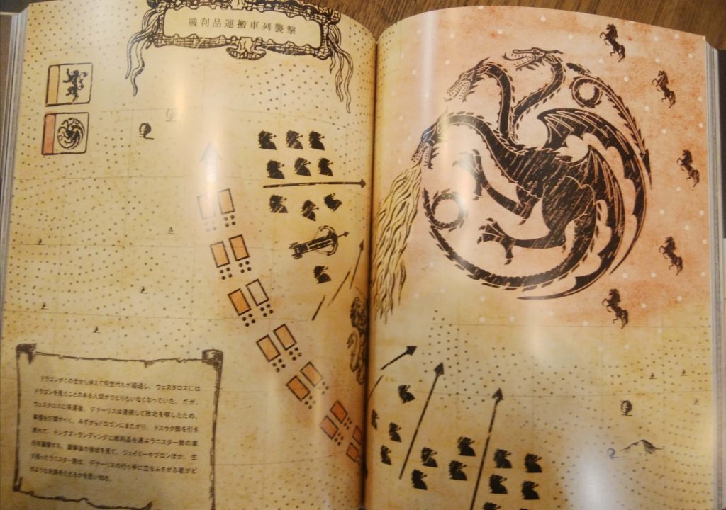ゲーム・オブ・スローンズコンプリート・シリーズ公式ブック挿絵